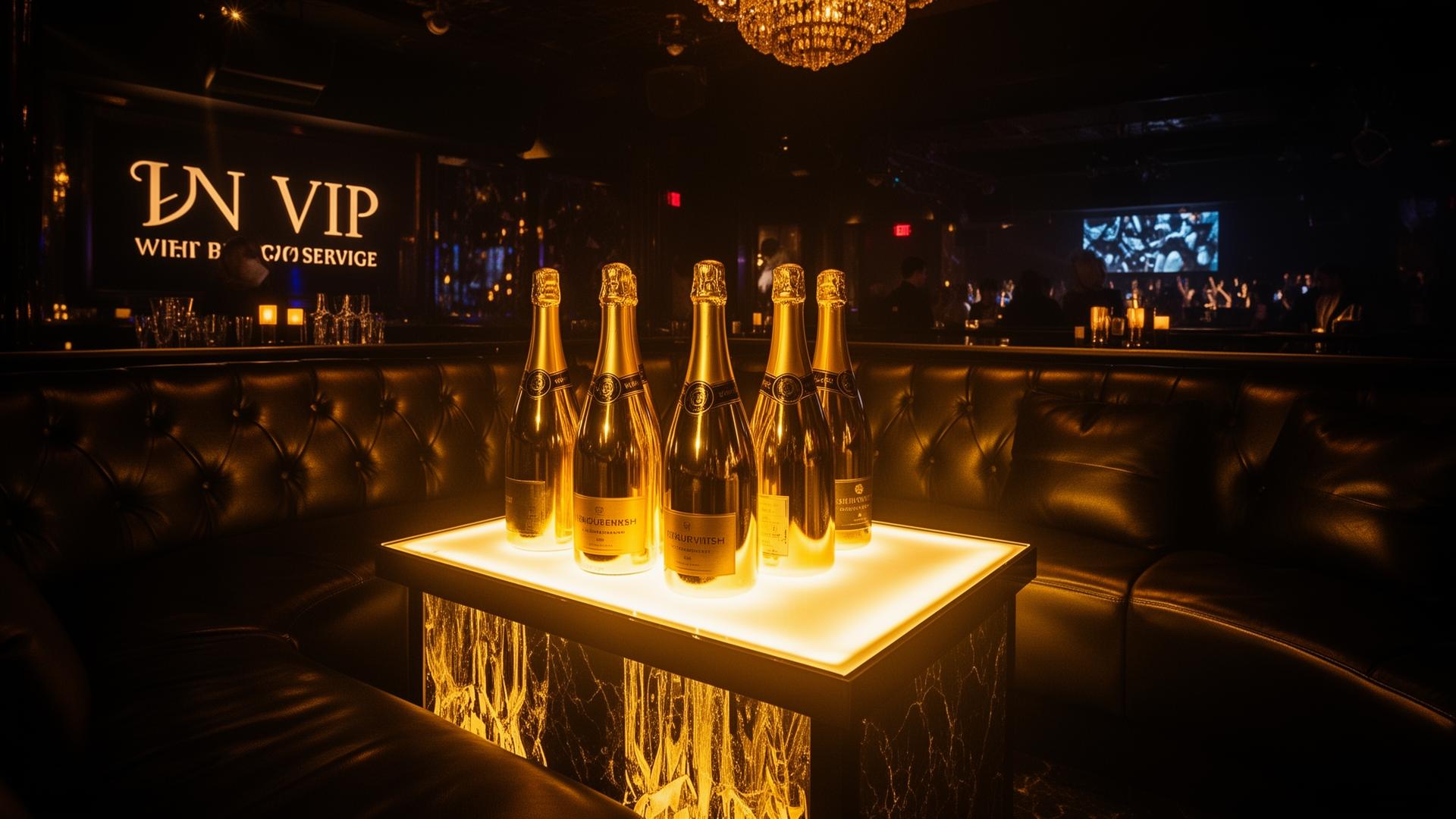 VIP bottle service at VENU
